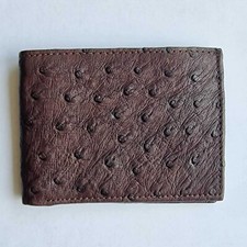 Tecovas Ostrich Billfold Cowboy Western Handmade Genuine Leather Purse