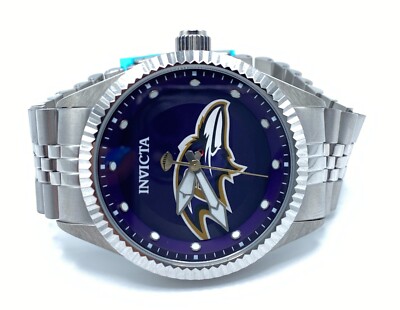 INVICTA WATCH NFL Baltimore Ravens 42391 43mm PC21 Quartz  NO BOX