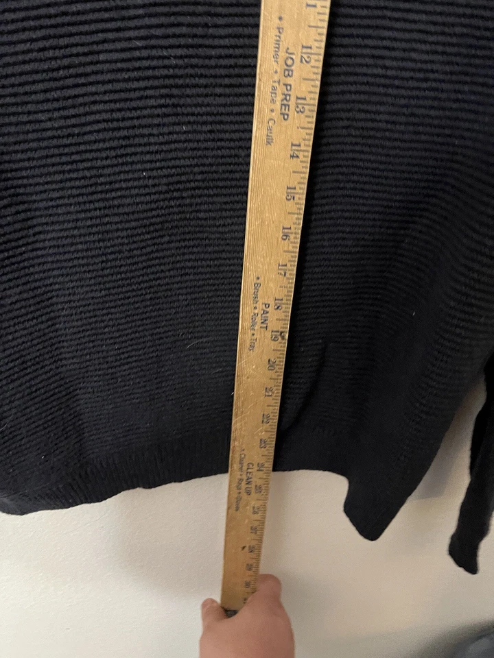 Cárdigan Ted Baker London Para Hombres 4 Pequeño Azul Chal Cuello Clásico Universitario Preppy Foto 4 de 4