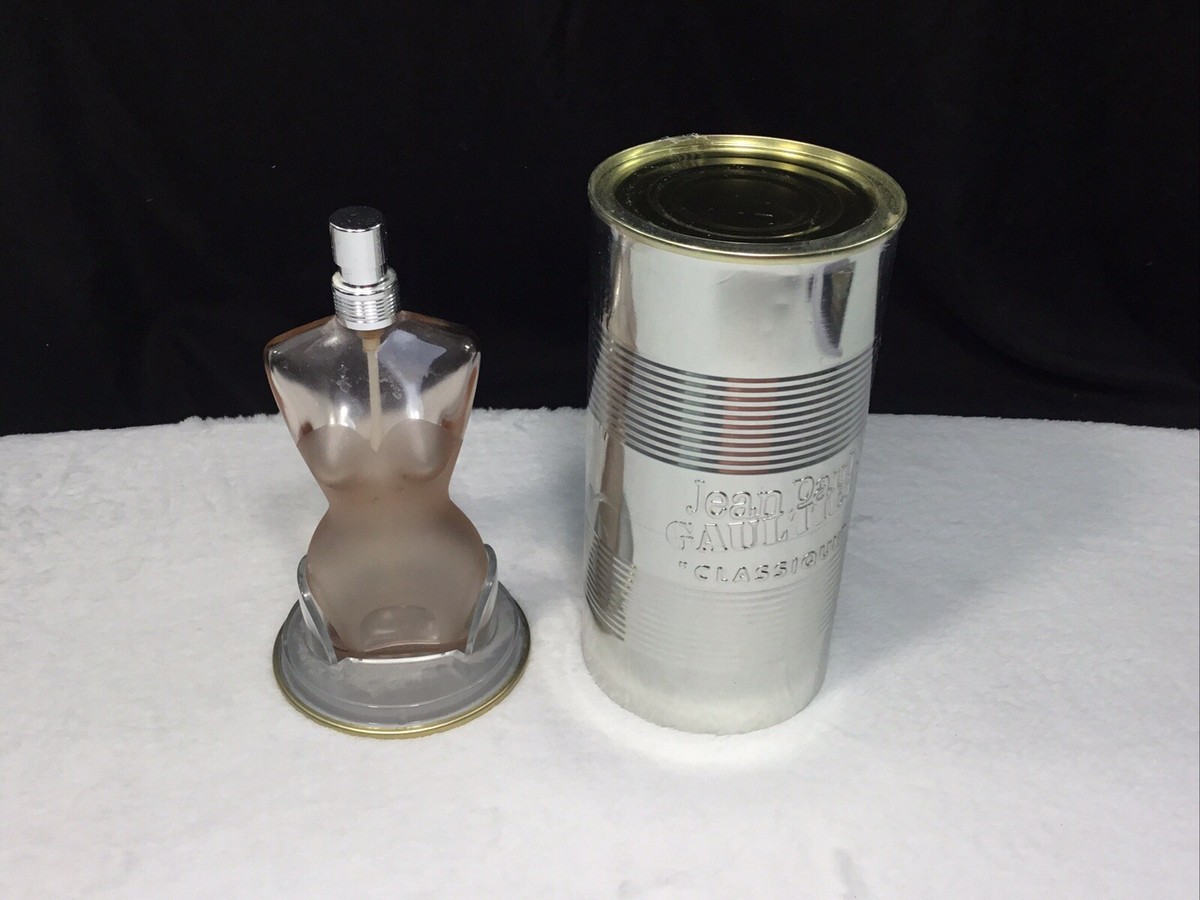 ダズル　シルバー　パフューム Jean Paul Gaultier Empty Natural Spray Perfume Bottle with Lid and