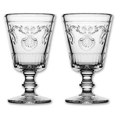 2x Wein Glas ''Versailles'' von La Rochere aus Frankreich, 200 ml, Kelch, Weinglas