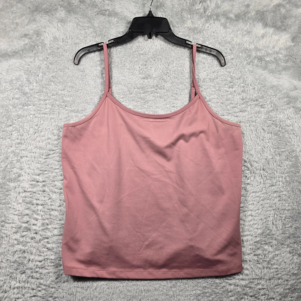 Lote de 3 Top Lane Bryant Cami Shell Mujer 14/16 Ajustable Rosa Malva Foto 2 de 4