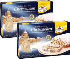 Dresdner Christstollen 2x1kg Dr Quendt Echter  Stollen Ostprodukt  MHD 08/2026