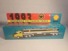 1993 Shell Silverado Gas Toy Tanker Truck Vintage Real Lights & Sound  NIB MINT