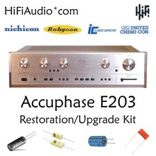 Kit restauro amplificatore integrato Accuphase E203 servizio riparazione fix recap