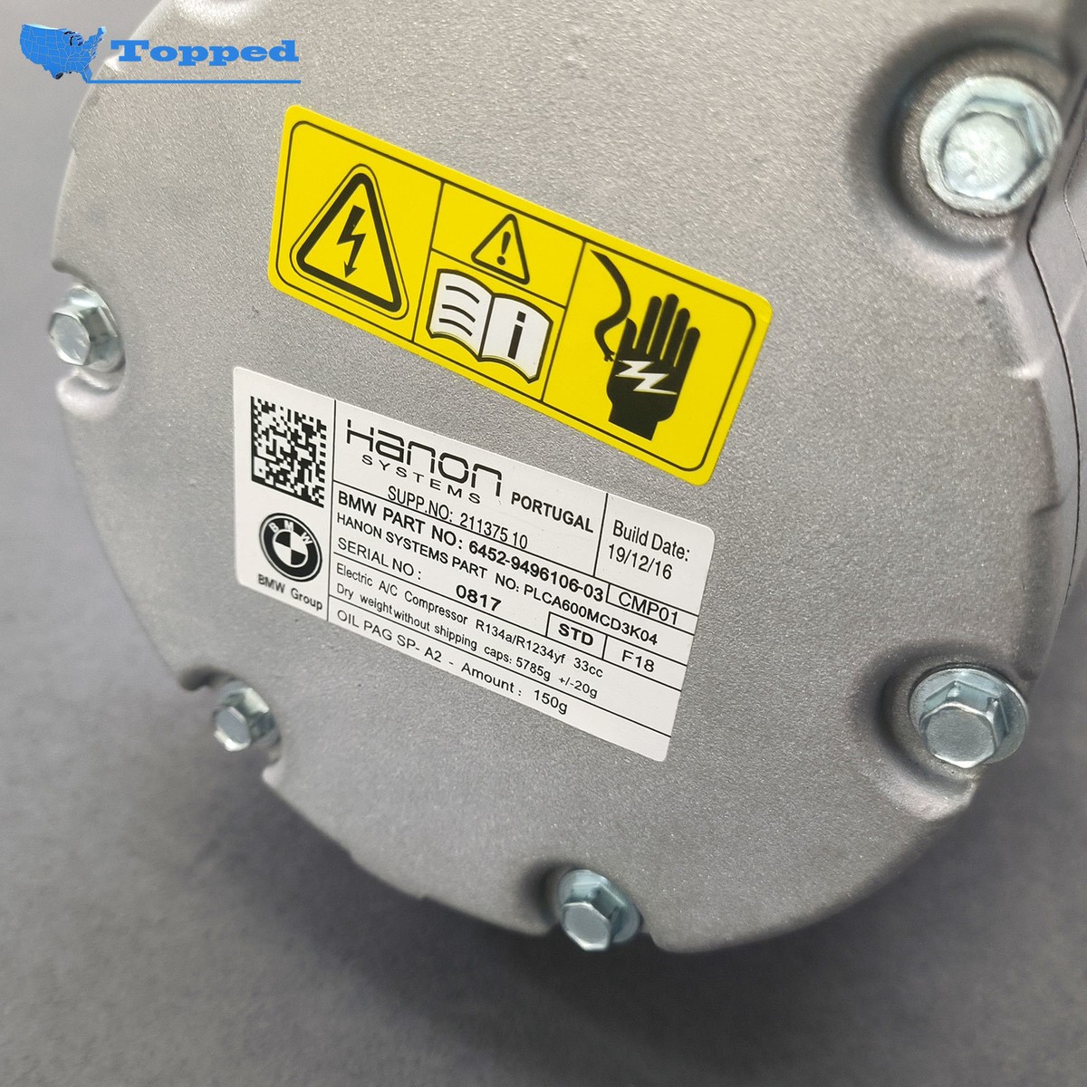 2021-2024 BMW 330e, 18-2023 530e, 740e xDrive, X3, X5 A/C