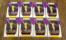 Lebron James 2020-21 Panini NBA Hoops Base Lot Of 8 LA LAKERS 1 Holiday Card