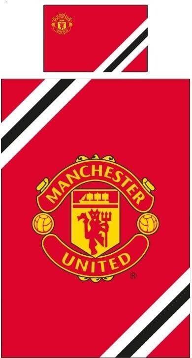 Manchester United 'Core' Single Duvet Cover - Bedding Set Official Licensed