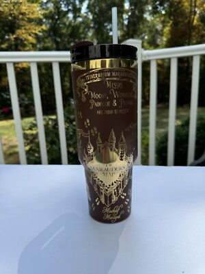 NEWEST Harry Potter Design 40oz Limited Edition  Chocolate Gold Tumbler
