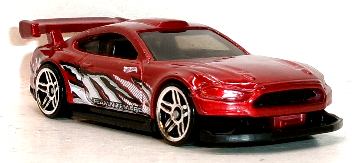 LOOSE 2024 HOT WHEELS 1:64 DARK RED CUSTOM '18 FORD MUSTANG GT | eBay