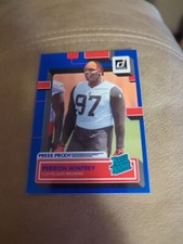 Perrion Winfrey Rookie RC 2022 Panini Donruss Press Proof Blue #393 Browns