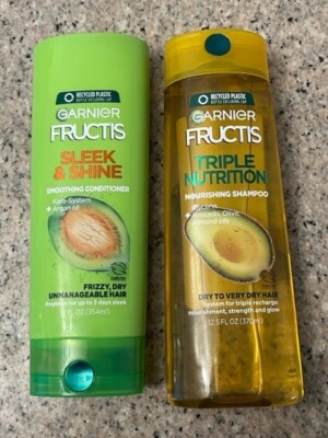 Garnier Fructis Triple Nutrition Shampoo 12.5 fl oz & Conditioner 12 fl oz