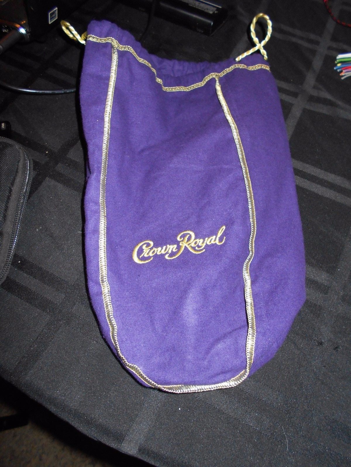 CROWN ROYAL BAG 1.75 LITER SIZE BAG ONLY - NO ALCOHOL-image