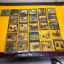 Vintage Magische Laterne Glasplatte 26er Set Kostenloser Versand aus Japan