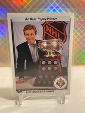 1990-91 Upper Deck Hockey #205 Wayne Gretzky Art Ross Trophy