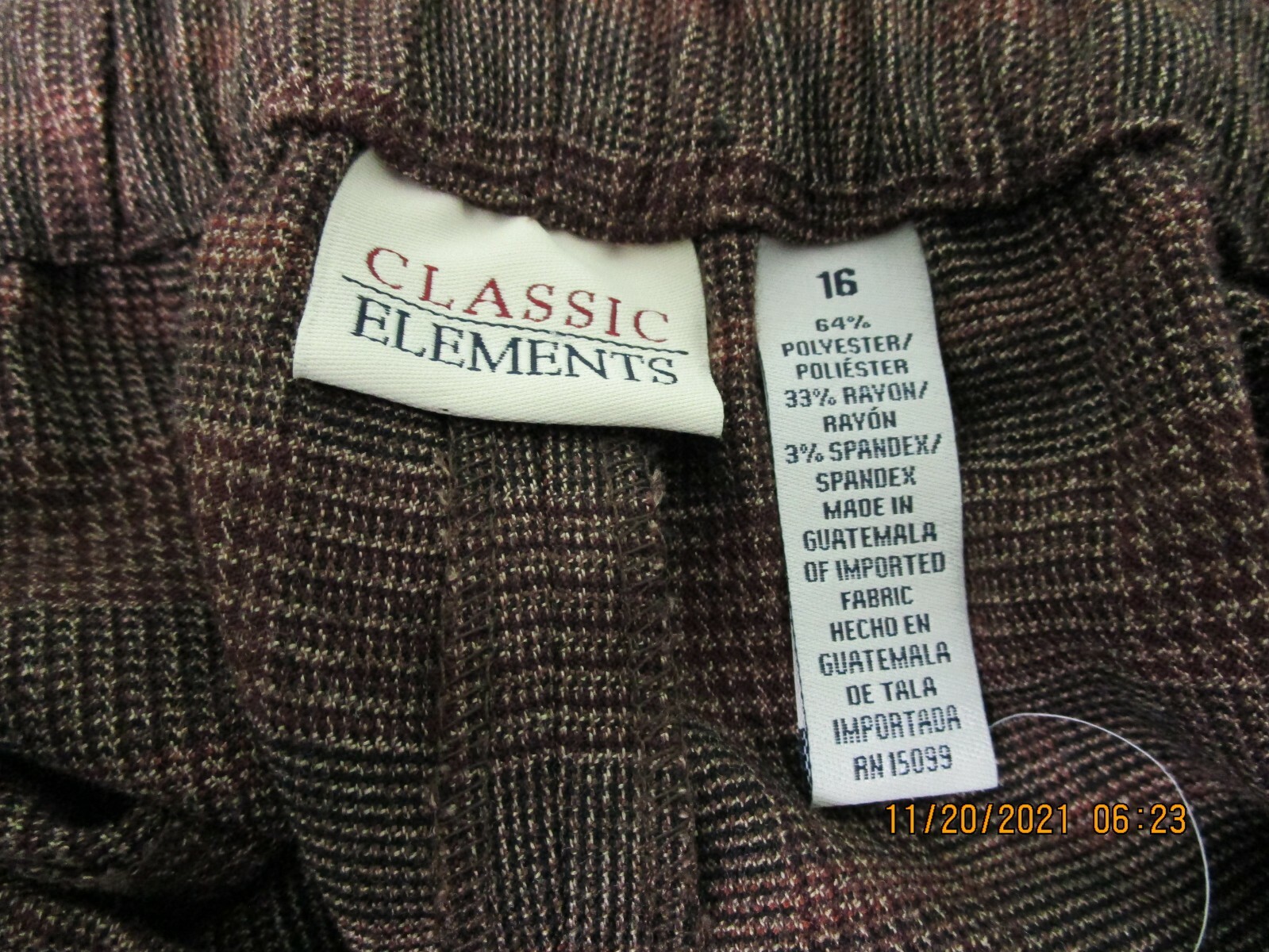 Classic Elements misses flat front elastic back p… - image 6