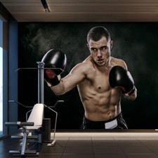 VINYL FOTOTAPETE Tapete Wandbilder XXL Jugend Sportler Training 3624