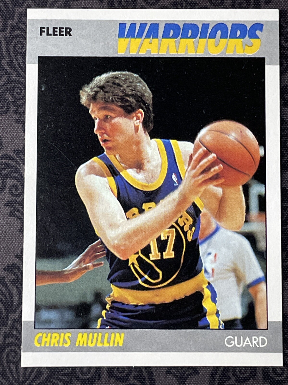 1987-88 Fleer - #77 Chris Mullin - Absolutely Perfect & Needs To Be Graded🔥🔥🔥