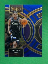 2023-24 Panini Select Basketball Blue Retail Parallel Premier #152 De'Aaron Fox