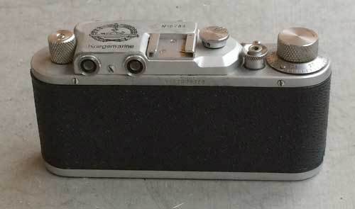 Leica II D Kriegsmarine copy chrome in leather case (FED-Zorki