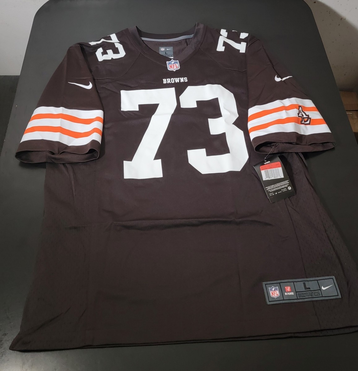 Nike Onfield NFL Cleveland Browns Joe Thomas Jersey Large MSRP$100