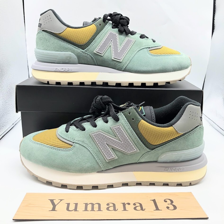 Size 9.5 - Stone Island x New Balance 574 Legacy Light Green for