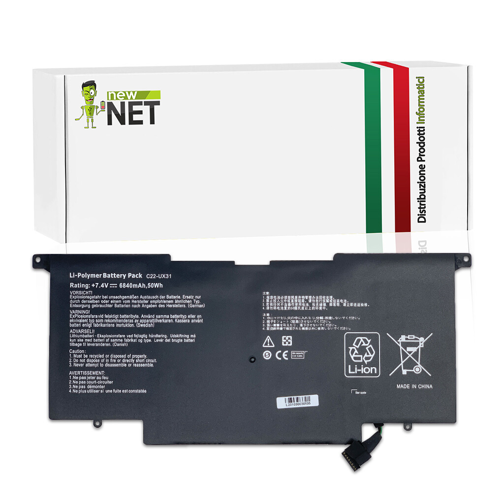 Batteria Asus UX31A UX31A-BHI5T11 6840mAh - Offerta Limitatissima