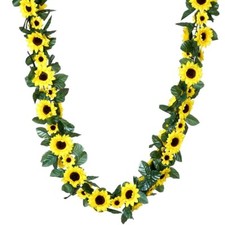6 ft Yellow Sunflower Silk Garlands Wedding Flowers Decorations WHOLESALE SALE