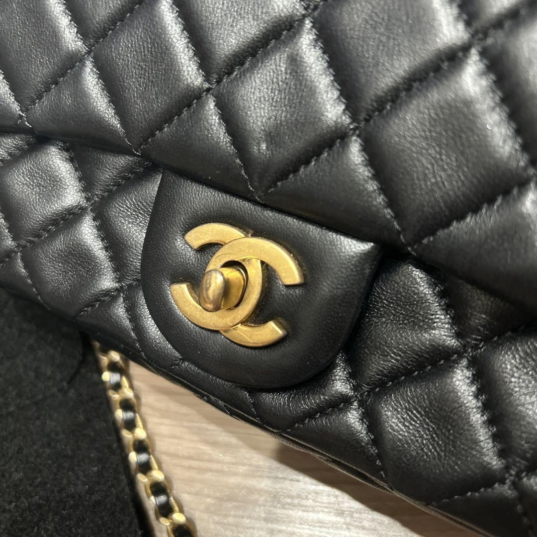 Chanel Mini Flap Bag Cocoball Leather Pink Rare Authentic Used image 3