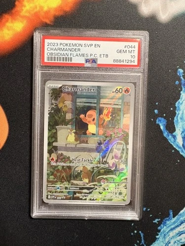 2023 POKEMON SVP EN-SV BLACK STAR PROMO #044 CHARMANDER PSA 10 gem mint