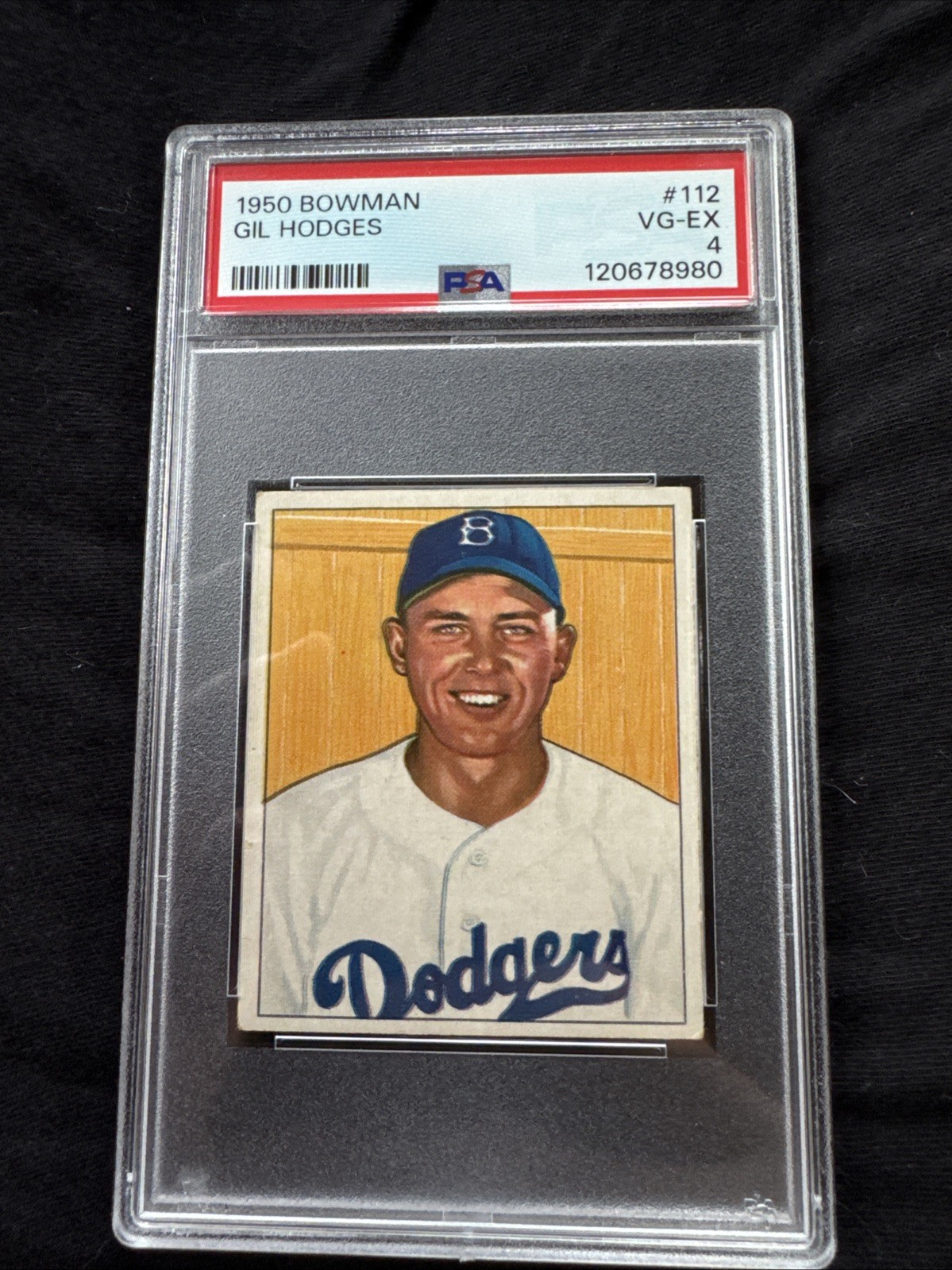 1950 Bowman PSA 4 - 112 Gil Hodges
