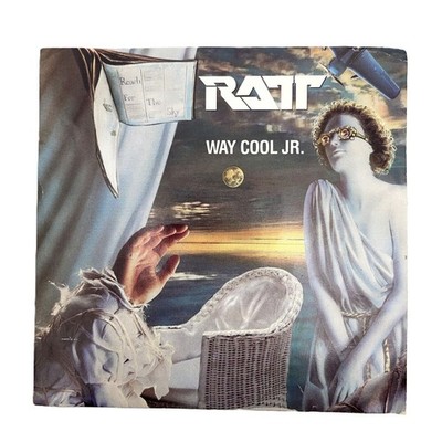 1988 Ratt Reach for the Sky Atlantic LP 81929 Way Cool Jr. Classic Rock 45 R.P.M