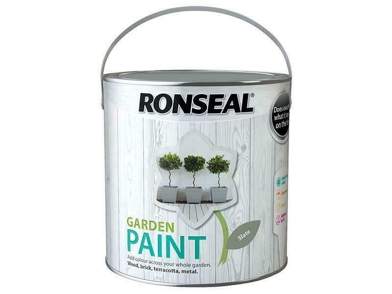 Ronseal Garden Paint Slate 2.5 Litre RSLGPSL25L