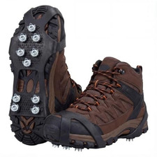 Ice Snow Anti Slip Spikes Grips Grippers Crampons Cleats For Hike Shoes Boot L 