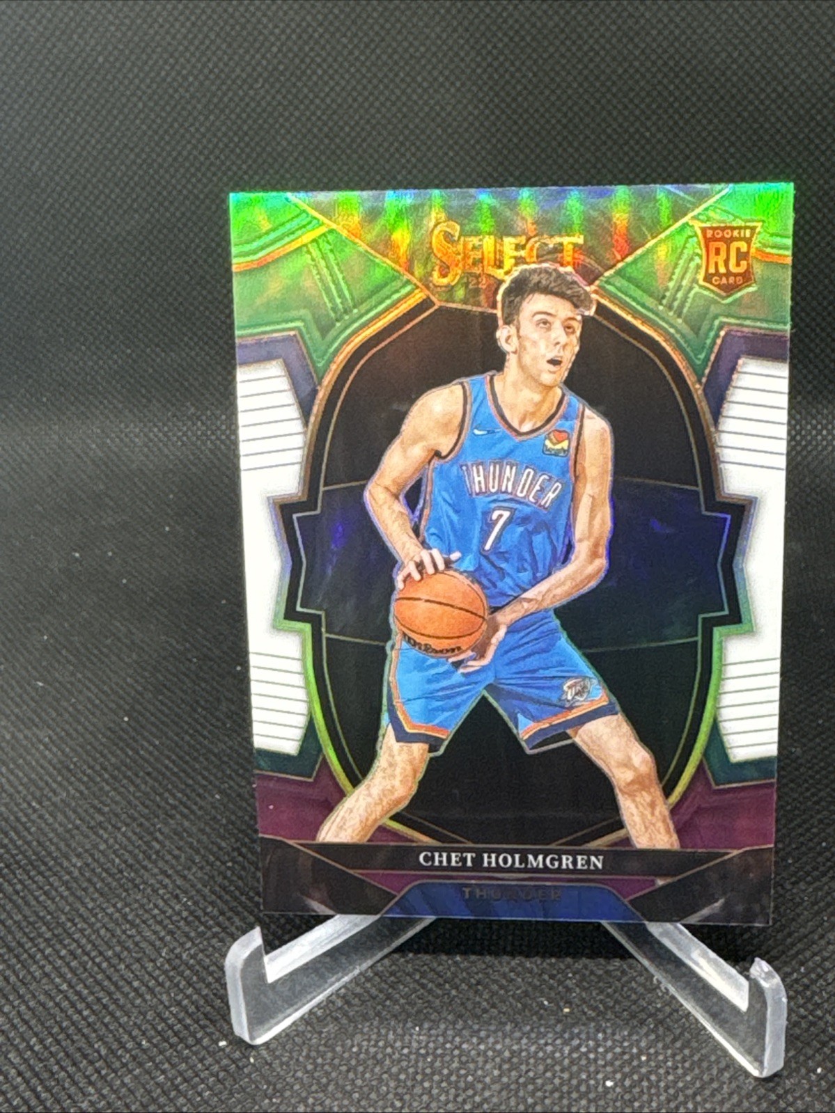 2022-23 Select Chet Holmgren Concourse Green White Purple #83