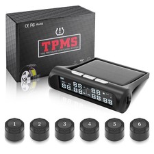 Tpms Tire Pressure Monitoring System 6 Sensors For Rv Trailer Truck