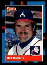 1988 Donruss Rick Mahler #389 Atlanta Braves MLB Baseball
