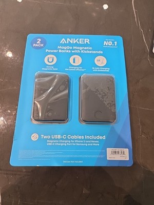 Anker MagGo Magnetic Power Bank 5000 Mah Charging for IPhone With USB-C Charge 