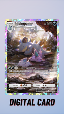 Nidoqueen Full Art Genetic Apex Pokemon TCG Pocket 1 Star