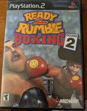 Playstation 2 By Midway Ready To Rumble Boxing Round 2 Game With Case And Manual