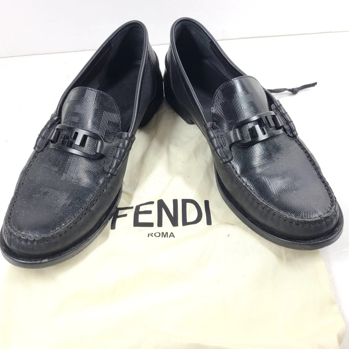 Fendi Loafer Black Casual Shoes for Men for sale | eBay