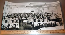 Lewiston High School Banquet Poland Spring Hotel ME Panoramic Photo (1953)