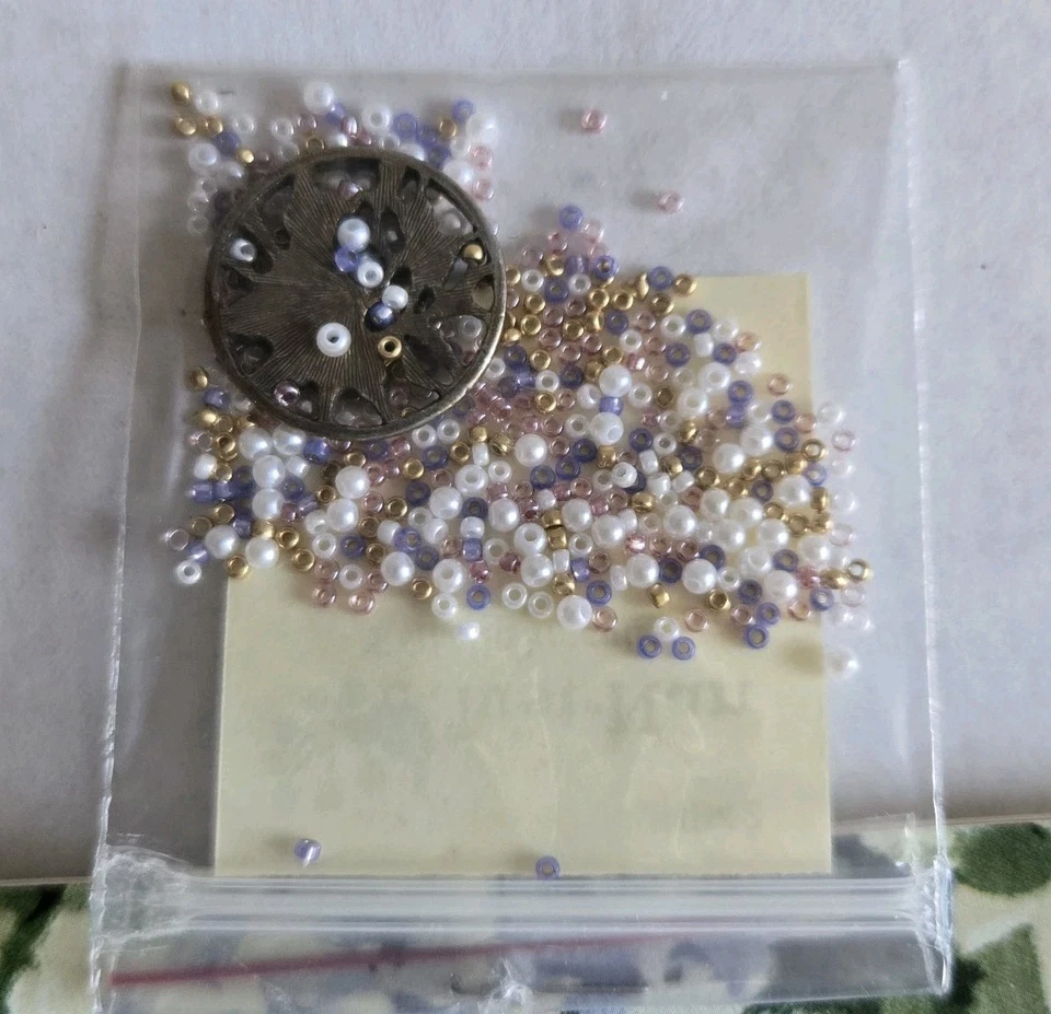 Just Nan Sweet Remembrance Sampler Cross Stitch Patten JNO73 & Embellishments - Image 4 of 4