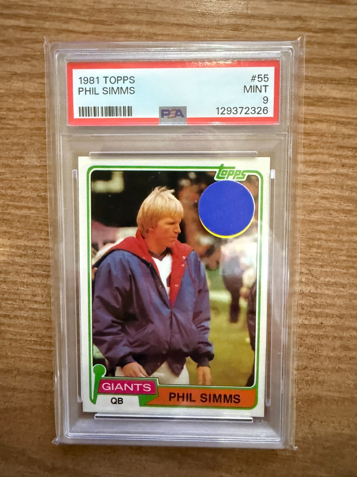 1981 Topps - Phil Simms #55 PSA 9