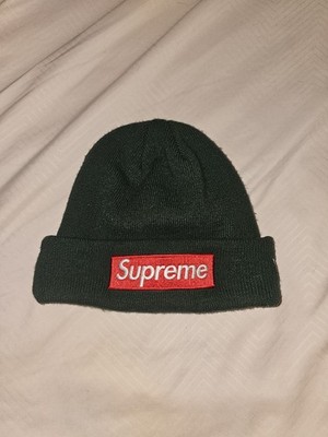 Supreme Pine Green Box Logo Beanie Fw22
