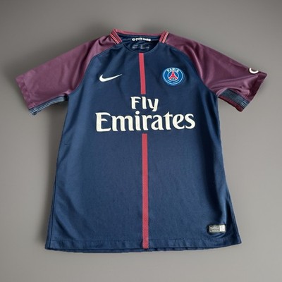 Nike PSG Paris Saint-Germain Soccer Jersey Large Fly Emirates Authentic Mens Med