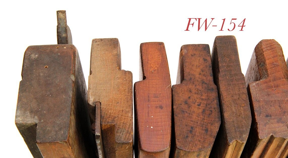 wood wooden MOLDING PLANE TOOL LOT Auburn Denison others Dado rounds rabbets
