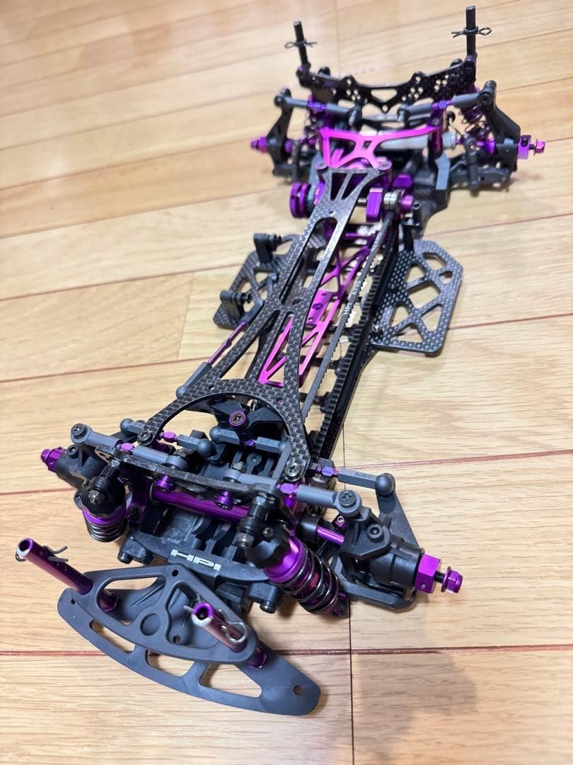 HPI RS-4 PRO3 Atsushi Hara HB Edition RC Car Full Carbon Upper