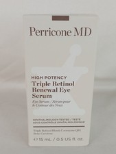 New Perricone MD High Potency Triple Retinol Renewal Eye Serum 0.5 oz