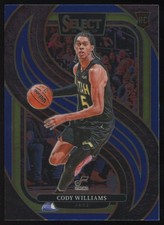 2024-25 Panini Select Blue Cody Williams Rookie Premier Utah Jazz #172